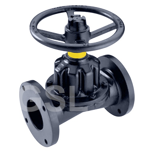 Flowturn Diaphragm Valve, A Type, Weir design, Saunders equivalent